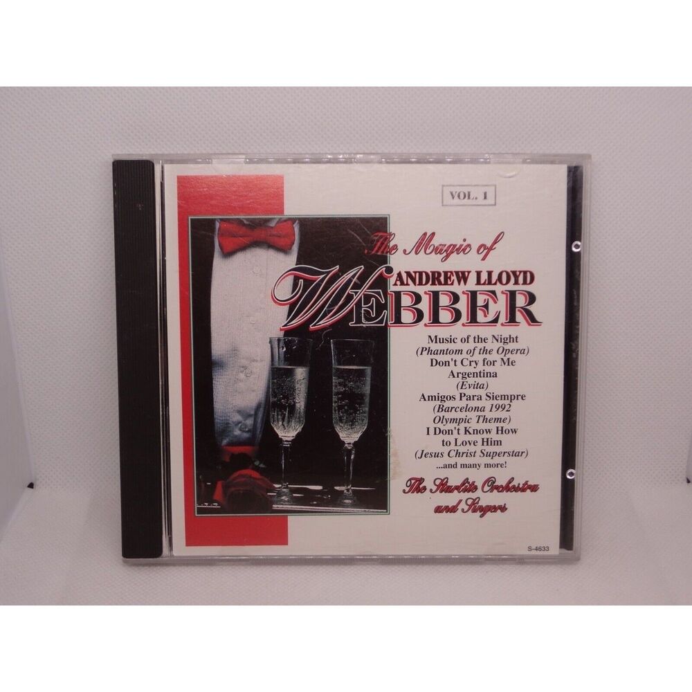 The Magic of Andrew Lloyd Webber Vol. 1 & 2 Set Lot Of 2 Cds Starlite Singers